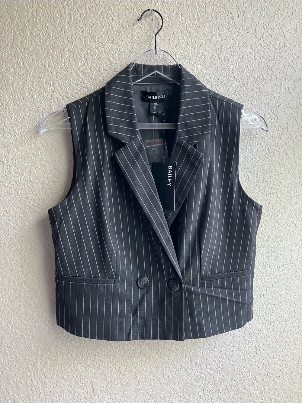 Bailey 45 Pin Stripe Vest (Size Small) NWT - Picture 8 of 11
